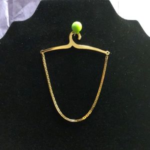 Tie Holder Accessory - Gold Tone